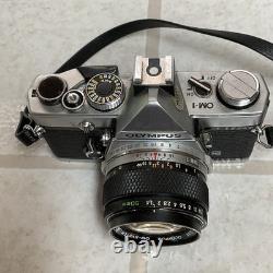 Olympus OM-1 35mm SLR Camera with 50mm f1.4 Lens Working