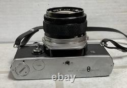 Olympus OM-1 35mm SLR Camera with 50mm f1.4 Lens Working