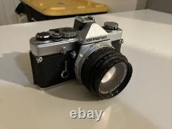 Olympus OM-1 35mm SLR Film Camera + Zuiko Auto-S 50mm f/1.8 Lens Untested