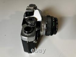 Olympus OM-1 35mm SLR Film Camera + Zuiko Auto-S 50mm f/1.8 Lens Untested