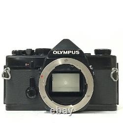 Olympus OM-1 Black SLR Film Camera with G. Zuiko Auto-S 50mm F1.4 Lens AS-IS TK04U