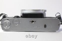 Olympus OM-1 Film Camera Silver & OM F. Zuiko Auto-S 50mm F/1.8 MF Lens Case