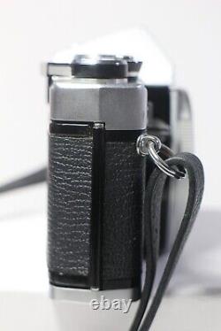 Olympus OM-1 Film Camera Silver & OM F. Zuiko Auto-S 50mm F/1.8 MF Lens Case