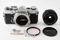 Olympus OM-1 SLR 35mm Film Camera 28mm F2.8 Lens JAPAN Very Good #271