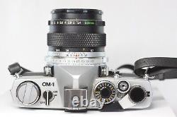 Olympus OM-1 SLR 35mm Film Camera with G. Zuiko Auto-S 50mm F/1.4 Lens