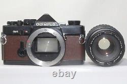 Olympus OM-2N Film Camera Black Brown OM-SYSTEM Zuiko Auto 70-150mm F4 MF Lens