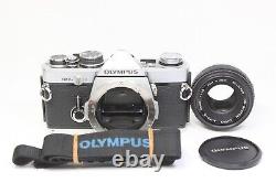 Olympus OM-2N SLR Film Camera Silver & OM-System F. Zuiko Auto-S 50mm F/1.8 Lens