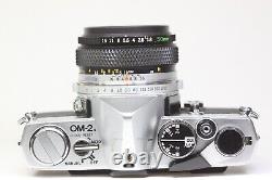 Olympus OM-2N SLR Film Camera Silver & OM-System F. Zuiko Auto-S 50mm F/1.8 Lens
