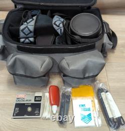 Olympus OM-2 Black Film Camera F. Zuiko 50mm f1.8 From JAPAN withlens & flash