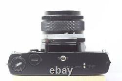 Olympus OM-2 Film Camera 35mm Black & OM G. Zuiko Auto-S 50mm F/1.4 MF Lens