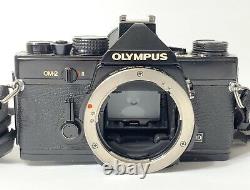 Olympus OM-2 MD 35mm Film Camera With Winder 2 Strap Zuiko 50mm Lens Japan SLR