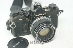 Olympus OM-2 OM2 Film SLR Camera & 50mm Olympus F/1.8 Lens