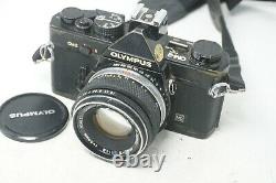 Olympus OM-2 OM2 Film SLR Camera & 50mm Olympus F/1.8 Lens