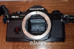 Olympus OM-2 Spot Program SLR Film Camera+Olympus With2 Lens Zuiko & Tamron