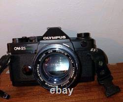 Olympus OM-2 Spot Program SLR Film Camera+Olympus With2 Lens Zuiko & Tamron