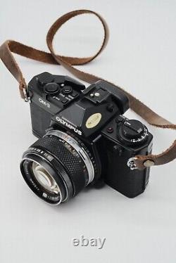 Olympus OM-3 Black SLR 35mm Film Camera + 50mm f/1.4 Lens & Extra FILM TESTED