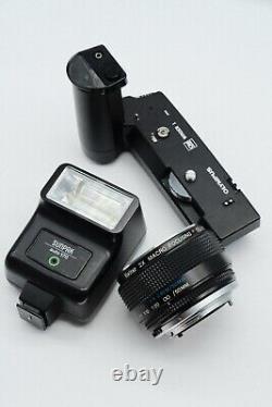 Olympus OM-3 Black SLR 35mm Film Camera + 50mm f/1.4 Lens & Extra FILM TESTED