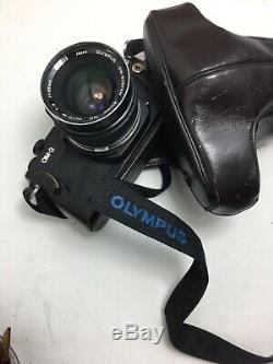 Olympus OM-3 Film Camera + 35mm F2 Lens + Case Strap Film Tested