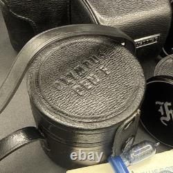 Olympus PEN FT 35mm Film Camera Silver & Black 2 lens, cases, flash, bulbs NMINT