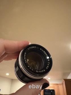 Olympus PEN FT Half Frame Camera with 40mm f1.4 Lens