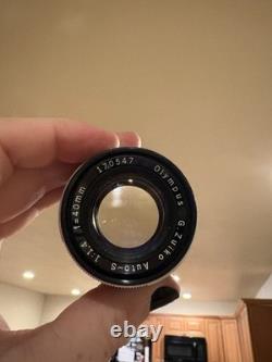 Olympus PEN FT Half Frame Camera with 40mm f1.4 Lens