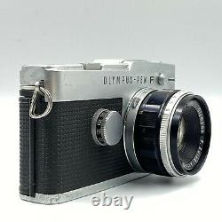 Olympus Pen FT Rangefinder Film Camera + F. Zuiko Auto-S f/1.8 38mm Lens GOOD