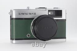Olympus TRIP 35 Dk. Green CLA'd/Near MINT Film Camera Point & Shoot Lens JAPAN