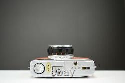 Olympus Trip 35 Film Camera with Zuiko 40mm f2.8 Lens Orange Leather Serviced