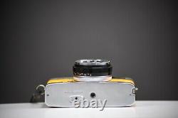 Olympus Trip 35 Film Camera with Zuiko 40mm f2.8 Lens Yellow Leather Serviced