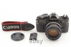 Opt MINT Canon AE-1 Program Film Camera Black FD 50mm F1.4 S. S. C Lens JAPAN