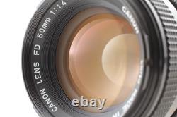 Opt MINT Canon AE-1 Program Film Camera Black FD 50mm F1.4 S. S. C Lens JAPAN