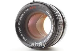 Opt MINT Canon AE-1 Program Film Camera Black FD 50mm F1.4 S. S. C Lens JAPAN