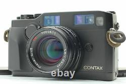 Opt MINT Contax G2 Black Rangefinder Film Camera + Planar 45mm f/2 Lens JAPAN