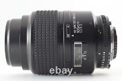 Optics MINT Nikon F5 black 35mm SLR Film Camera body 105mm f/2.8D Micro lens
