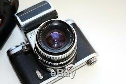 PENTACON SIX TL SLR film camera MEDIUM Format withs Carl Zeiss Jena BIOMETAR AS IS