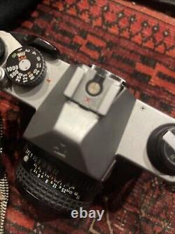 PENTAX ASAHI K1000 35mm Film Camera with 50mm Pentax 1.2 Smc Lens Tested Good