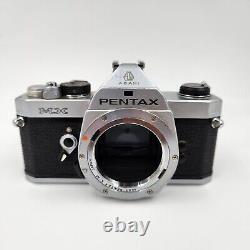 PENTAX MX SILVER 35mm SLR FILM CAMERA BODY with Working Meter