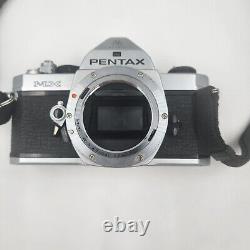 PENTAX MX SILVER 35mm SLR FILM CAMERA BODY with Working Meter