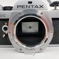 PENTAX MX SILVER 35mm SLR FILM CAMERA BODY with Working Meter