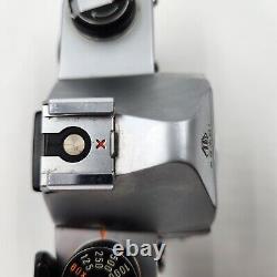 PENTAX MX SILVER 35mm SLR FILM CAMERA BODY with Working Meter