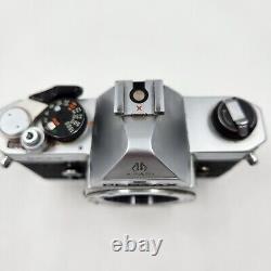 PENTAX MX SILVER 35mm SLR FILM CAMERA BODY with Working Meter