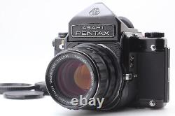 Pentax 6x7 67 Film Camera Eye Level Finder SMC 105 f2.4 Lens Exc+5 From JAPAN