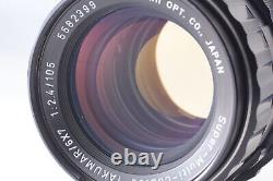 Pentax 6x7 67 Film Camera Eye Level Finder SMC 105 f2.4 Lens Exc+5 From JAPAN