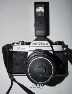 Pentax Asahi K1000 35mm Film Camera With50mm Lens Film Tested & Working