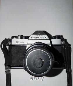 Pentax Asahi K1000 35mm Film Camera With50mm Lens Film Tested & Working