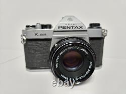 Pentax Asahi K1000 35mm Film Camera With50mm Lens Film Tested & Working Great