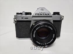 Pentax Asahi K1000 35mm Film Camera With50mm Lens Film Tested & Working Great