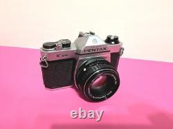 Pentax Asahi K1000 35mm Film Camera With50mm Lens Film Tested & Working Great