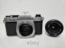 Pentax Asahi K1000 35mm Film Camera With50mm Lens Film Tested & Working Great