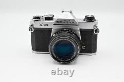 Pentax Asahi K1000 35mm SLR Camera Kit with 50mm f/1.4 Lens Made in Japan -VG